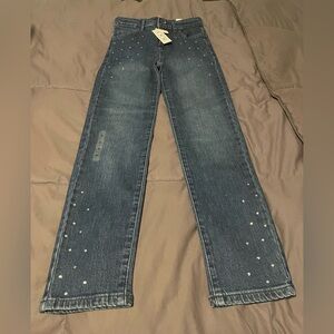 The Children's Place Kids Relaxed Blue Jeans with Stud Accents